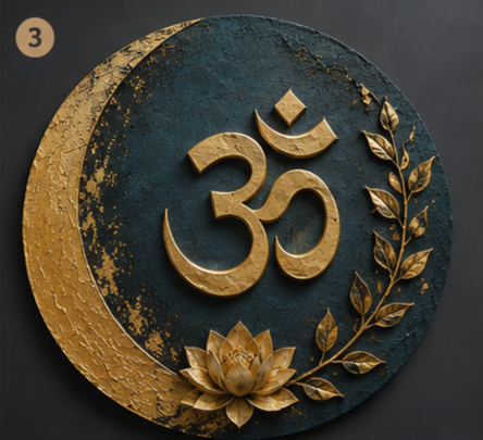 Om Lotus Luxury Art